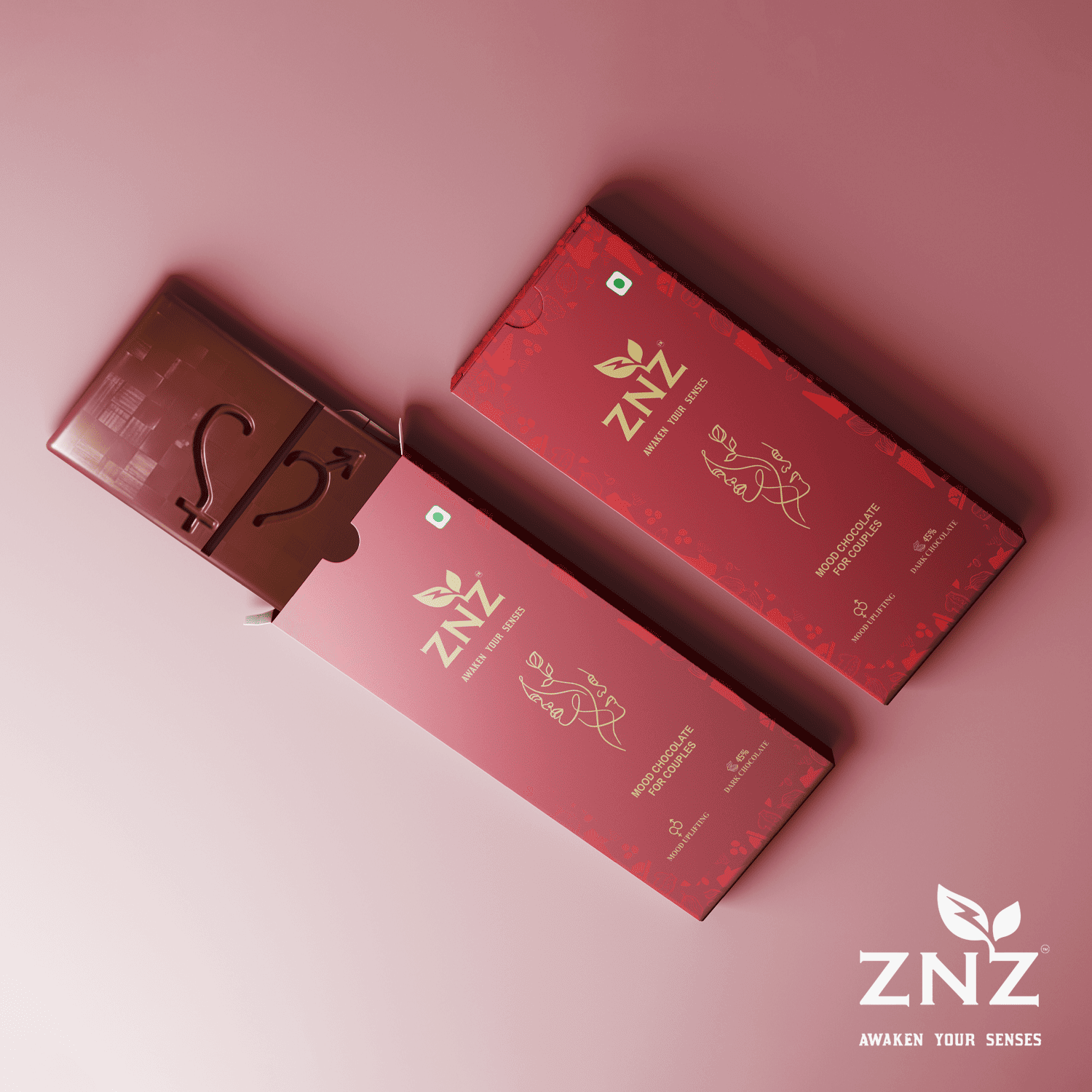 ZNZ Mood Enhancing Aphrodisiac Chocolate for Couples