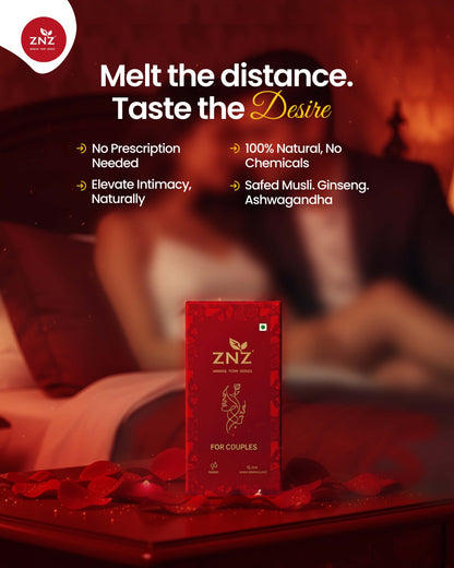 how znz chocolate is different from normal chocolate in the market. 
it is 100% natural, made with herbs , elevate intimacy and connection between partners