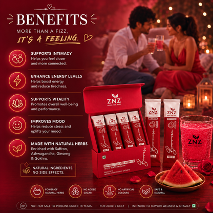 ZNZ Booom Mood Effervescent Sachets For Couples