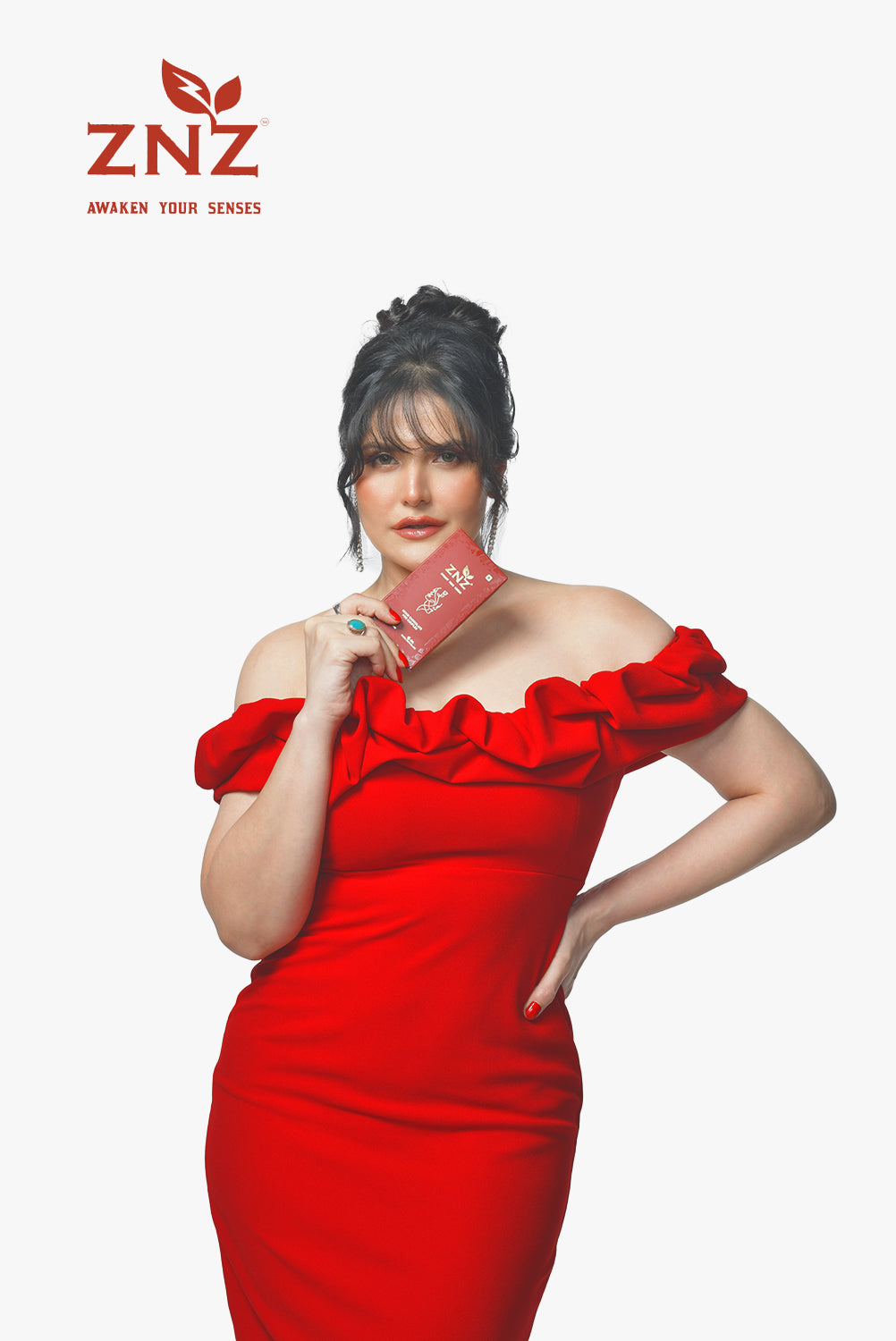 zareen khan sharing the picture of znz chocolate for couples
