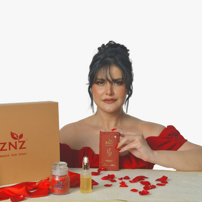 znz romance gift hamper ft. zareen khan